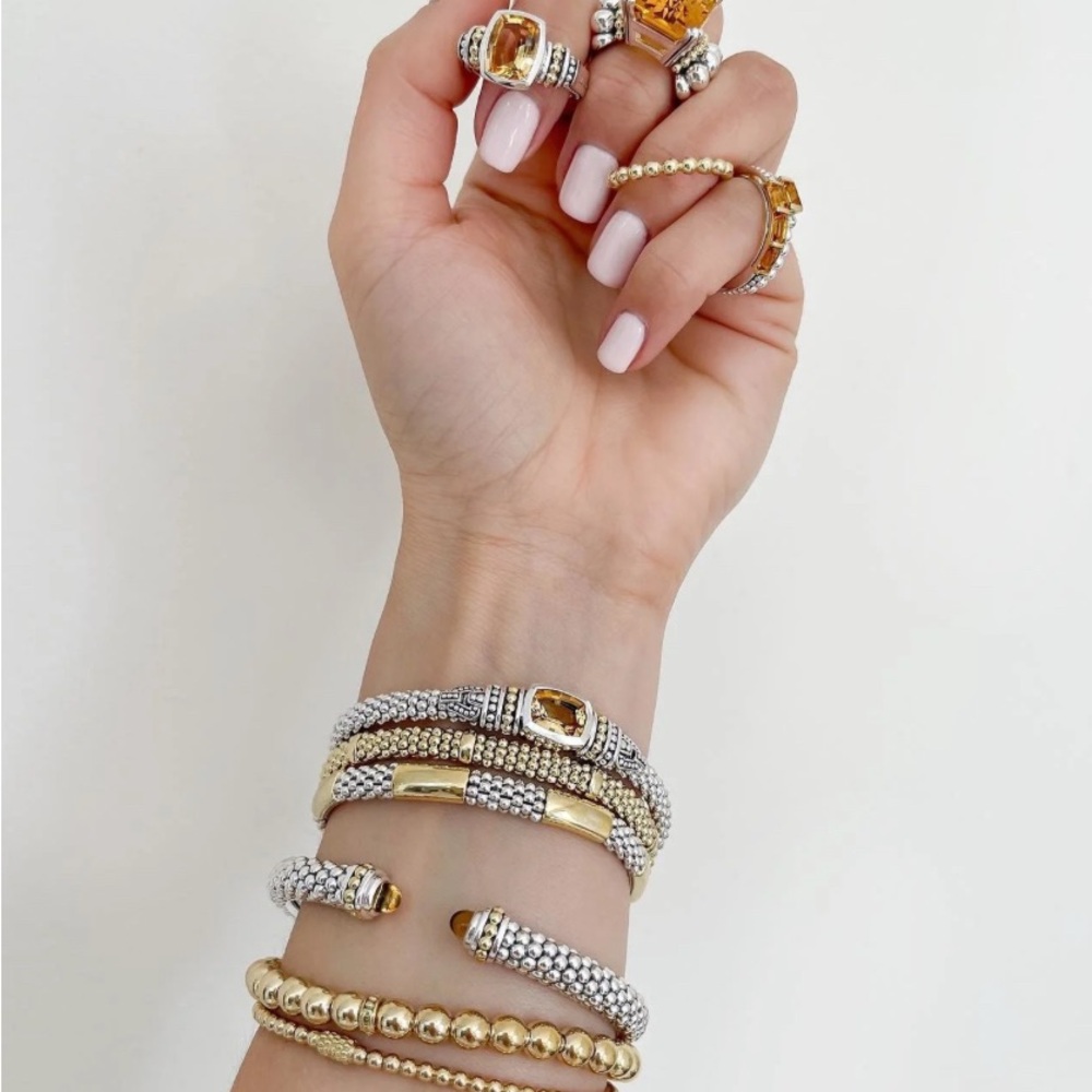 Lagos 18k gold and Steeling Silver Caviar Jewelry Collection - Picture 9 of 12